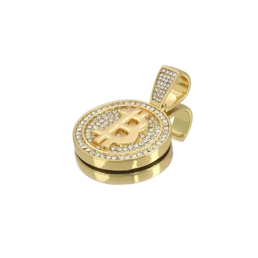 New 14k Gold Bitcoin 24
